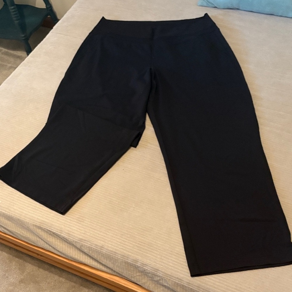 Athleta Black Wide-Leg Pants